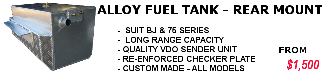 Products - Alloy Fuel Tank - Rear Mount - BJ & 75 Series