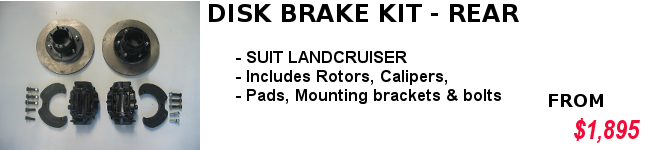 Products - Disk Brake kit - Rear - Landcruiser